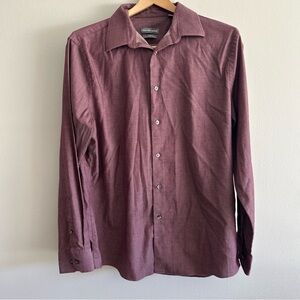 Geoffrey Beene Men’s Casual Office Career  Button Down Shirt Sz L